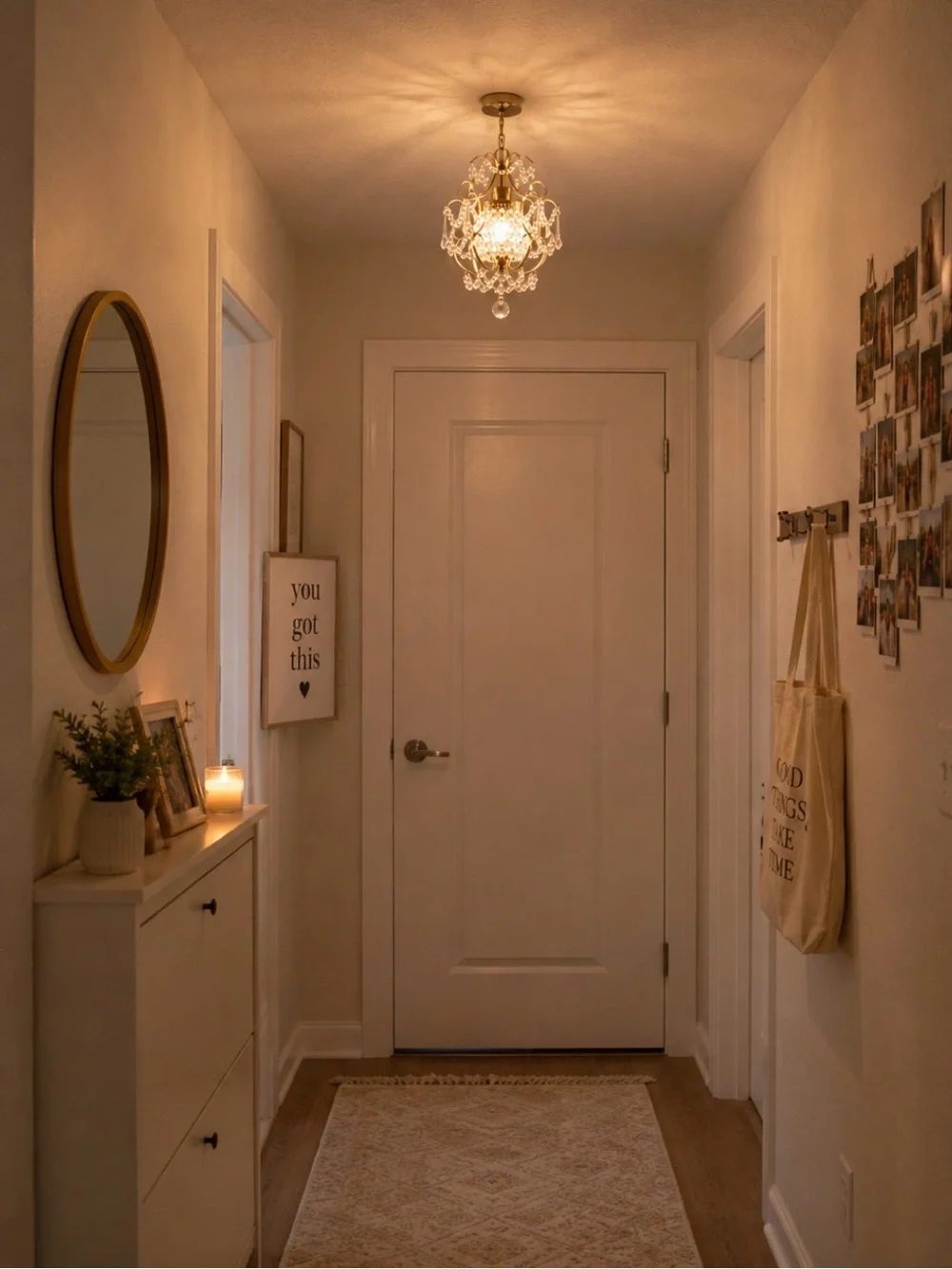 Modern Gold Mini Chandelier, Crystal Light Fixtures
